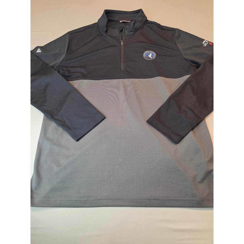 Levelwear Minnesota Timberwolves Michelob Ultra Quarter Zip Pullover Mens XL